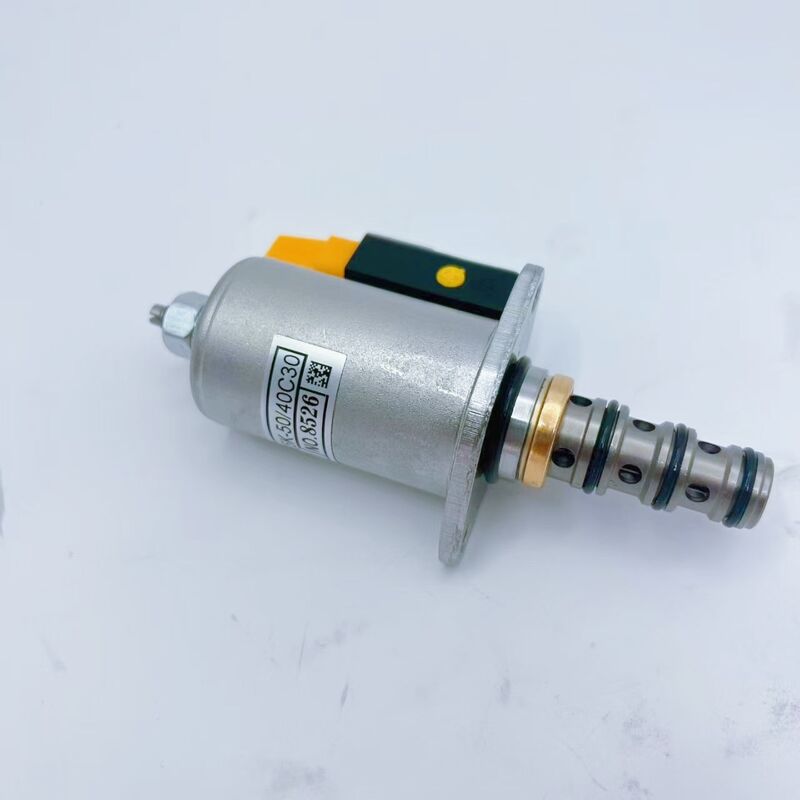 Hydraulic Pump Solenoid Valve KDRDE5K-50/40C30-146 Replacement for E320D E320C E320D E325 Excavator Alloy Steel Standard Solenoid Valve